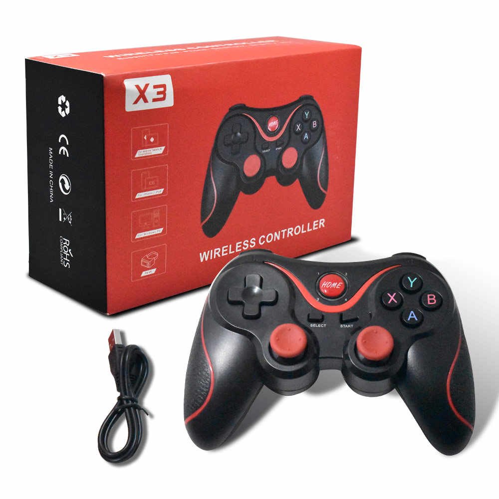 X3 Wireless Controller Support for Andriod Phone Smart Box Smart TV & PC  Bluetooth Wireless Gamepad Controller