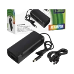 Xbox 360 E Power Supply, Power Supply Cord AC Adapter for Xbox 360 E Black Generic