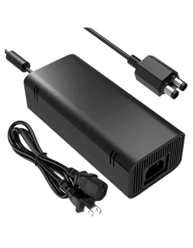 Xbox 360 E Power Supply, Power Supply Cord AC Adapter for Xbox 360 E Black (original quality)