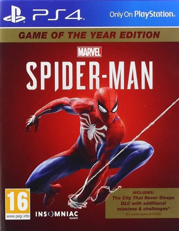 Marvels SpiderMan Game of the Year Edition PS4