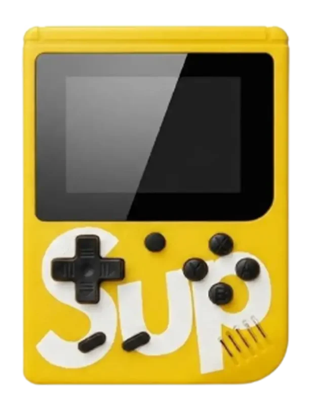 Sup game 8bit consoles 500 in 1 Classic Games Retro Handheld best video game consoles Second generation (yellow) New model