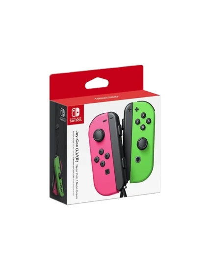 Nintendo JoyCon (L/R) - Neon Pink / Neon Green