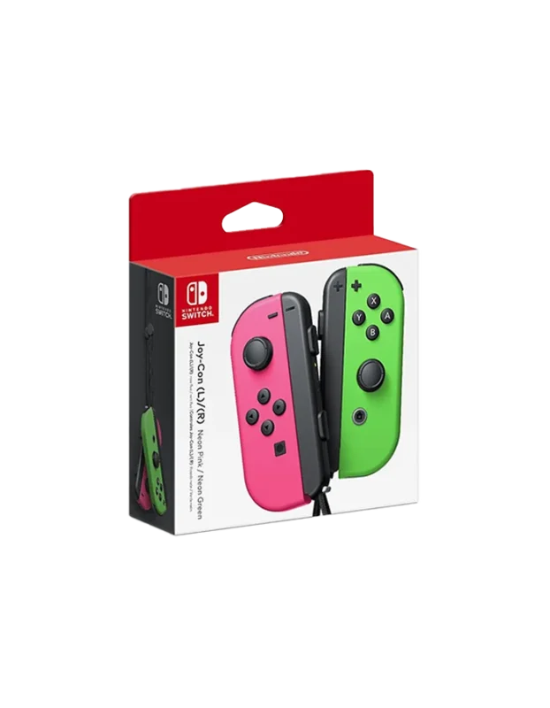 Nintendo JoyCon (L/R) - Neon Pink / Neon Green