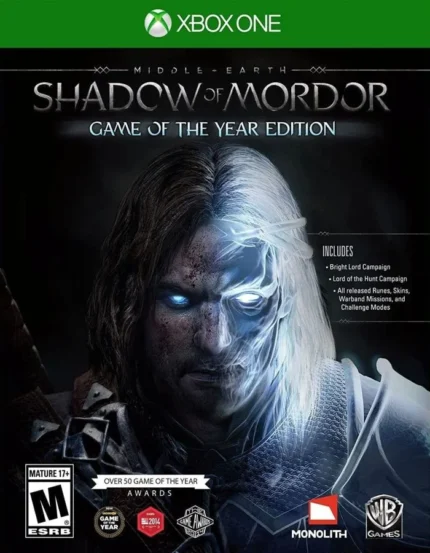 Middle Earth Shadow of Mordor Game of the Year Edition XBOX ONE (Preowned)