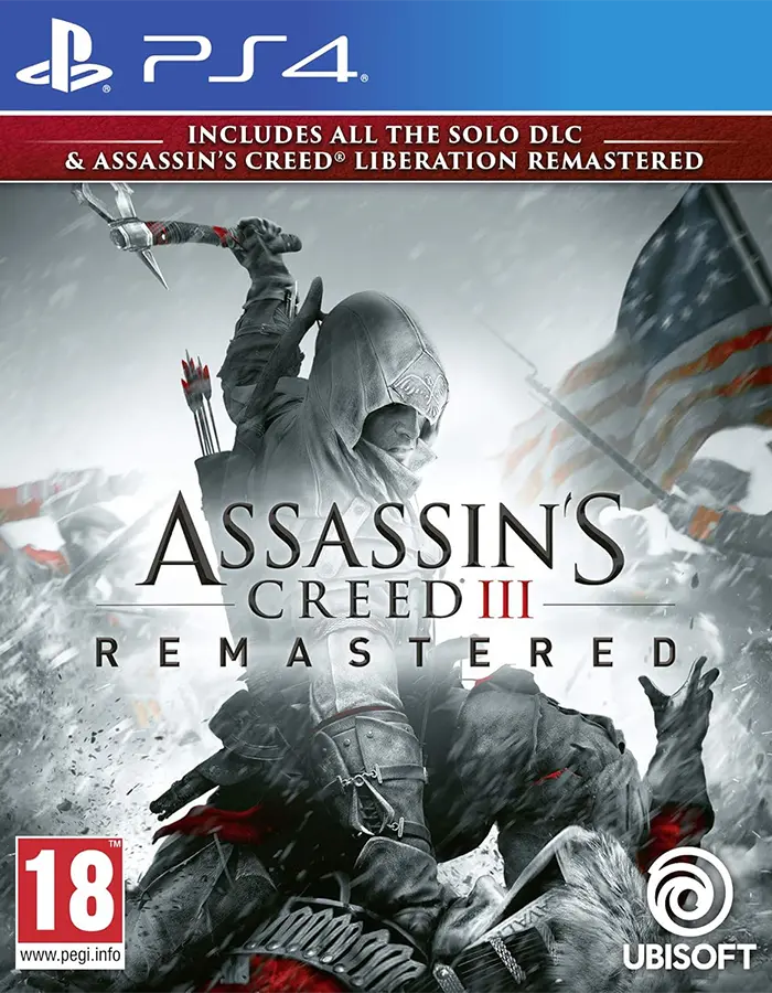 assasins creed remastered Assassins Crees III Remastered PS4 (Preowned) - Image 1