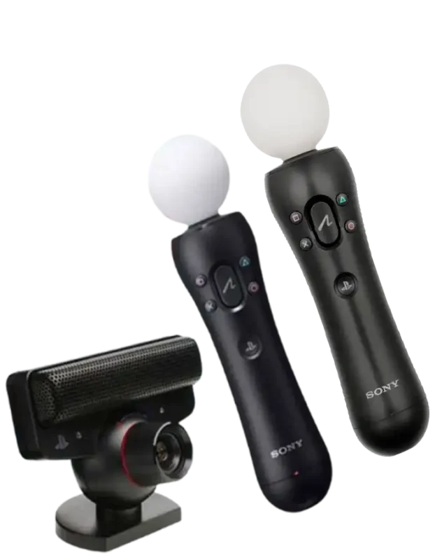 PlayStation Move Motion Controllers+PS3 Eye Camera Bundle (Preowned)